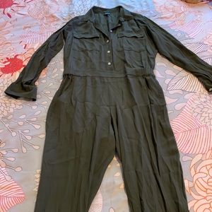 Madewell Olive Jumpsuit